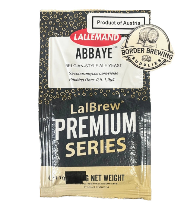 Abbaye Ale
Belgian Style Ale Yeast
Lallemand LalBrew

Produces the Spiciness & Fruitiness typical of Belgian & Trappist style ales.