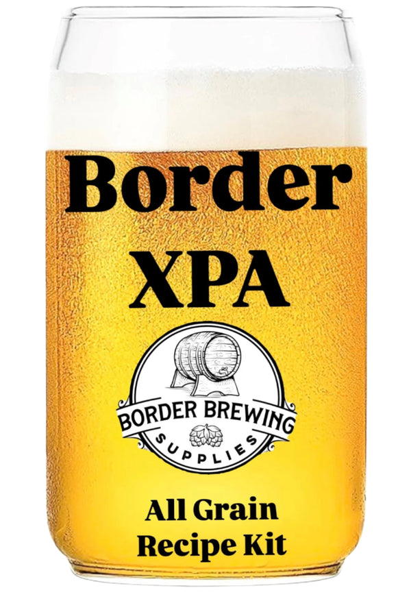 Border XPA Recipe
American Pale Ale

Border XPA is a crisp, golden hoppy ale featuring intense hops of citrus, and floral notes for those who enjoy a fully-hopped beer that’s still easy to drink.