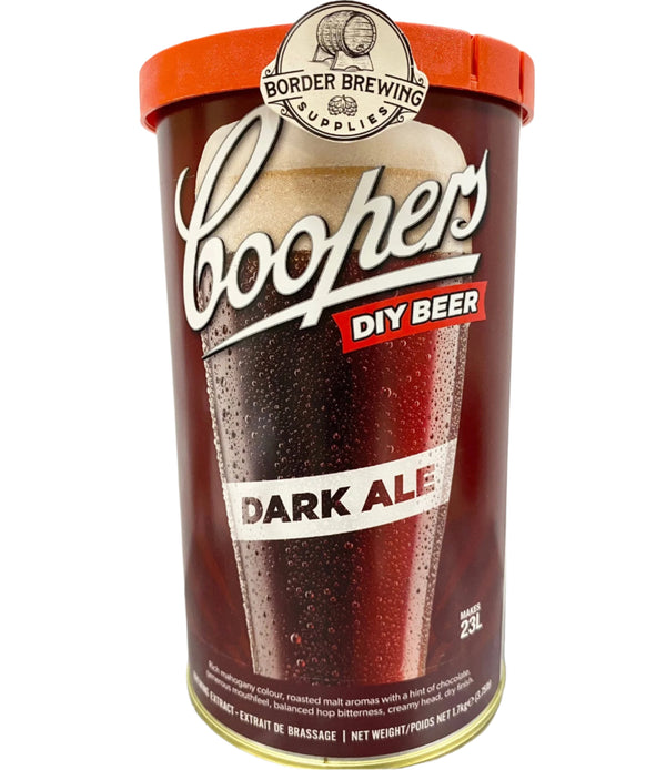 Old Dark Ale Coopers Original 1.7kg DIY Malt Extract Brewing Kit Rich mahogany colour and a creamy head. Roasted malt aromas with a hint of Chocolate, generous mouthfeel dominated by roasted malt flavours, sufficient hop bitterness to give balance and a dry finish.  A favourite amongst dark beer drinkers.