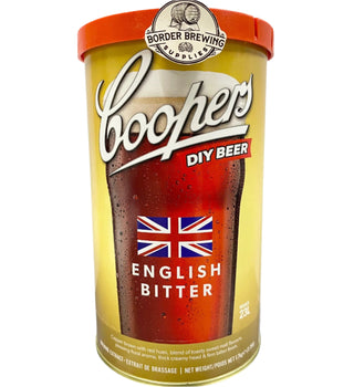 English Bitter Coopers International 1.7kg DIY Malt Extract Brewing Kit A brown copper colour with red hues and a creamy head. It displays a pleasing floral aroma with a blend of toasty/sweet malt flavours finishing with a firm bitter finish.