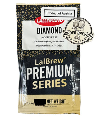 Diamond
Lager Yeast
Lallemand LalBrew

A true lager strain originating in Germany. Chosen for its robust character, Diamond Lager yeast delivers excellent fermentation performance and has the ability to produce clean, authentic lagers.