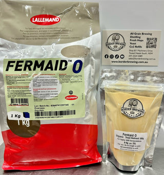 FERMAID® O contains 100% natural yeast derived components rich in organic nitrogen and essential vitamins and minerals. It does not contain any inorganic nitrogen (e.g. no DAP). &nbsp;