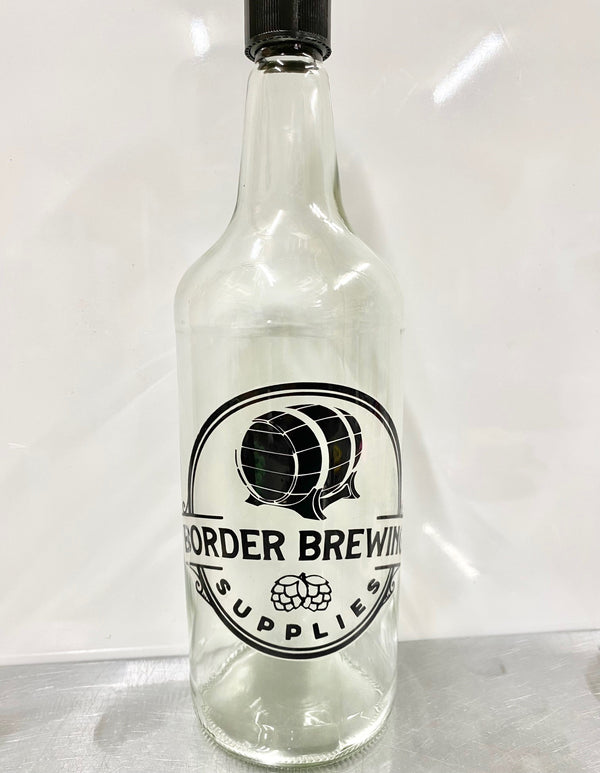 Glass Spirit Bottle 1.125L with screw cap With new induction wad lids for securing bottles & preserving its contents from contaminants.  Glass bottles have been the go-to option in the liquor industry for centuries due to their ability to preserve the taste & quality of the product. Unlike plastic or metal containers, glass bottles are a non-reactive material that does not affect your products taste. custom label or sticker for that perfect gift. recommended for long term storage of spirits.