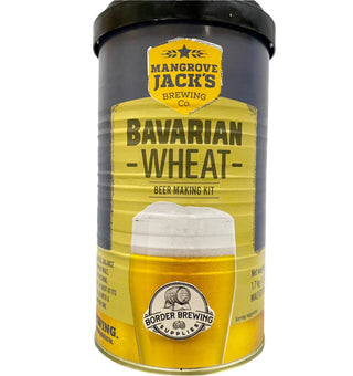 Bavarian Wheat Mangrove Jack's International 1.7kg Malt Extract Brewing Kit Made from a careful balance of wheat and barley malt, this is a crisp refreshing, distinctive beer, to enjoy at its prime. In the style of Hefeweizen, Witbier, Weihenstephaner Hefe Weissbier