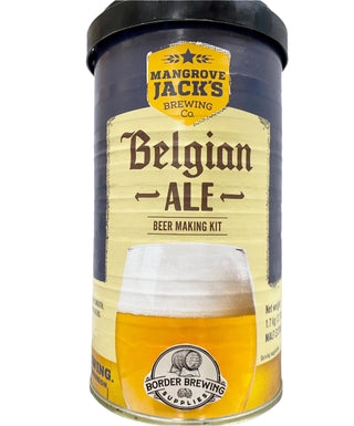 Belgian Ale Mangrove Jack's International 1.7kg Malt Extract Brewing Kit Typical of the smooth, easy drinking beers of Belgium. Drink with care, one glass begs another. Belgian Blonde or Leffe style beer