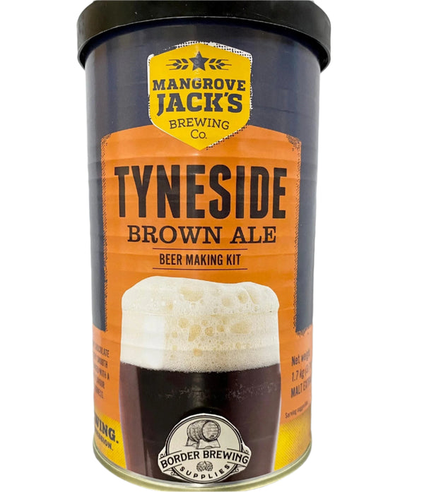 Tyneside Brown Ale Mangrove Jack's International 1.7kg Malt Extract Brewing Kit A rich, creamy chocolate brown ale that's very smooth and well rounded with a pleasant hop flavour and light bitterness.  In the style of Newcastle Brown Ale.