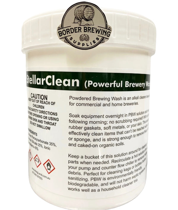 StellarClean PBW 1kg Powerful Brewing Wash Brewery Cleaner, Beer Line Cleaner, Keg Wash