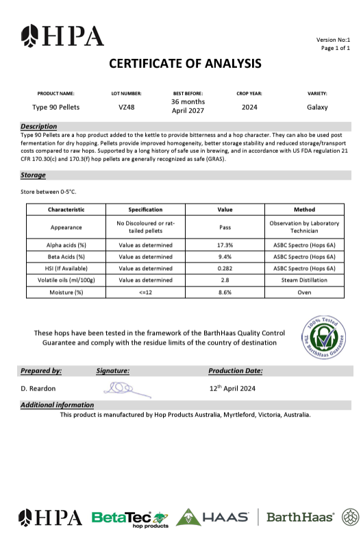 Galaxy Hops T90 2024 17.3%AA